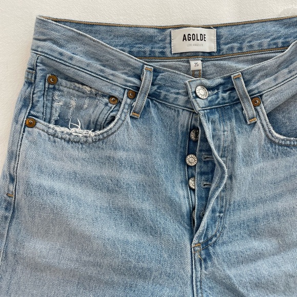 AGOLDE Riley High Rise Straight Jean - Picture 5 of 5